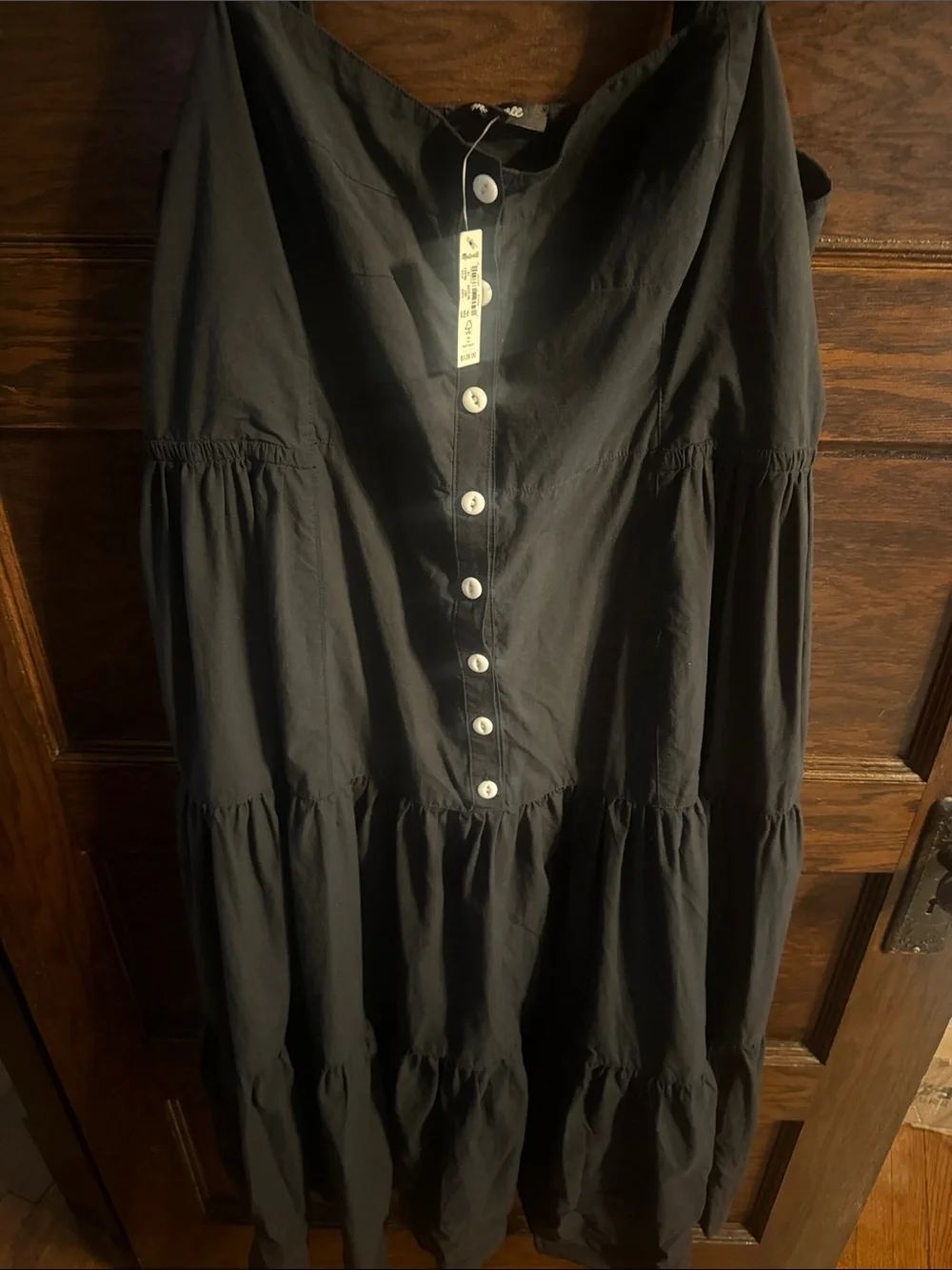 Madewell Suzette
Seamed Bodice Tiered Midi Dress/ pockets NWT - Picture 4 of 7